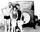 Fred, Evey and Elaine Nelson, 1927