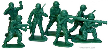 plastic army men