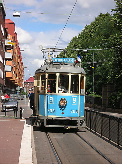 Tour by tram In Goteborg