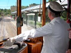 Stig Hammarson at the Controls