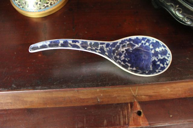 Heirloom Blue & White Spoon