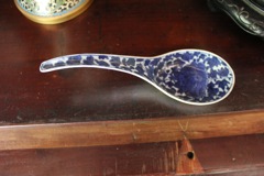 Heirloom Blue & White Spoon